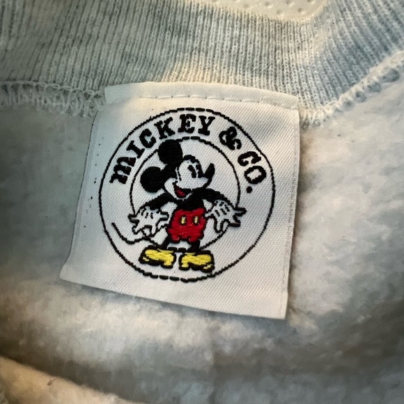 Vintage 90s Mickey Mouse embroidered cartoon crewneck rare - Picture 5 of 7
